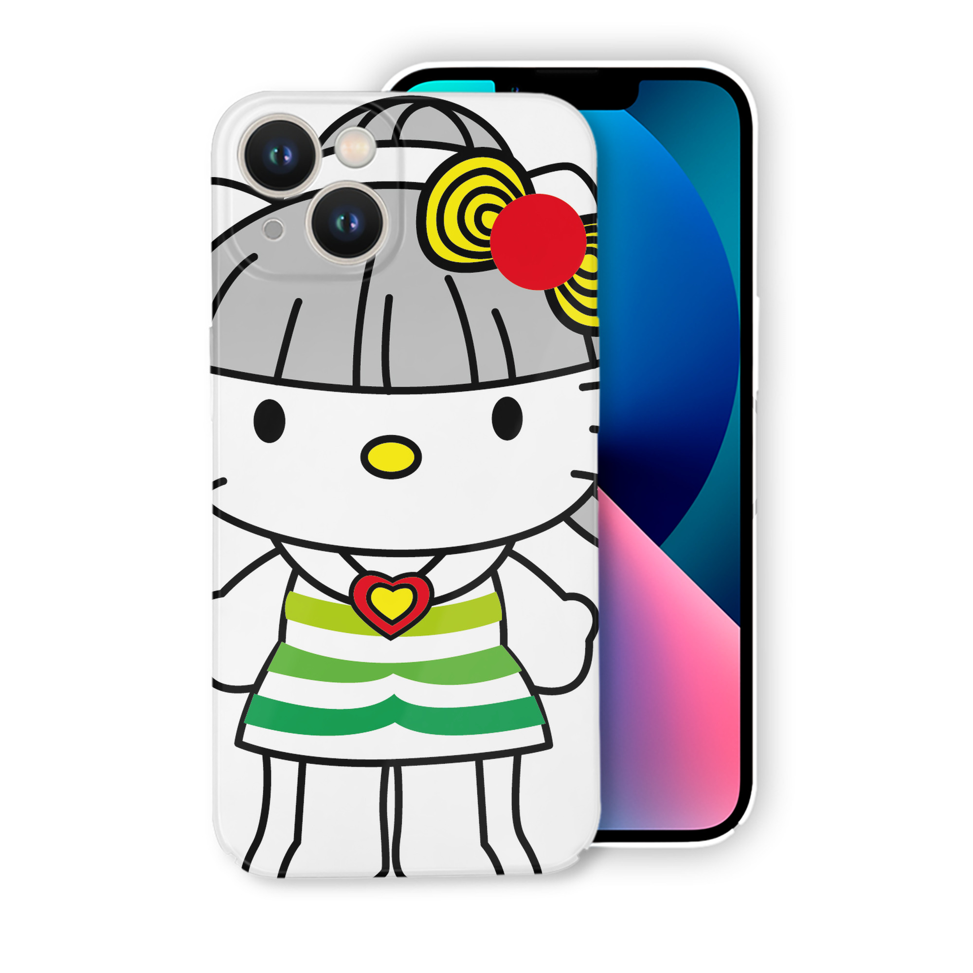 （画像用） Hello Kitty ハローキティ 【iPhone 14シリーズ対応】ハードケース